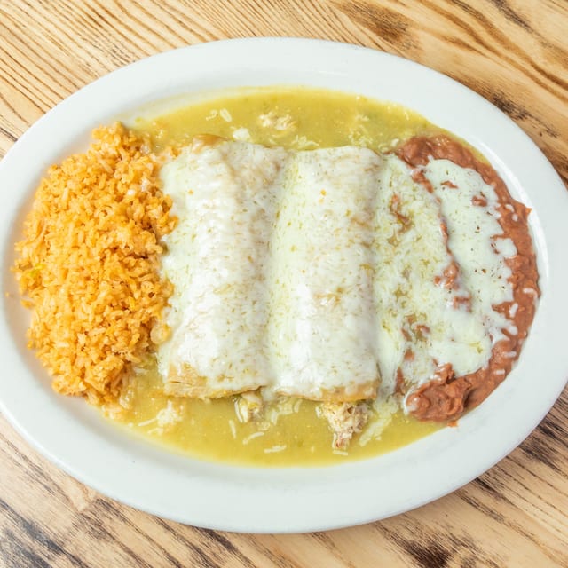 Enchiladas Verdes.