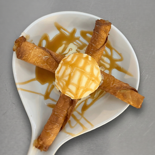Apple Flautas a la Mode.